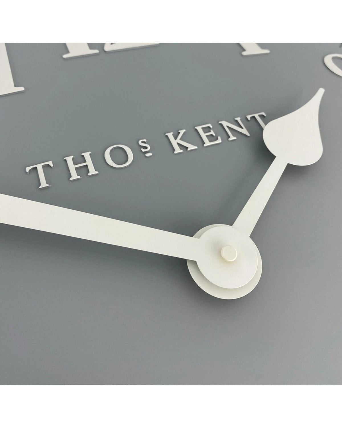 Thomas Kent 12” Arabic Wall Clock Flax Blue - ClocksClocks - Lulu Loves Home