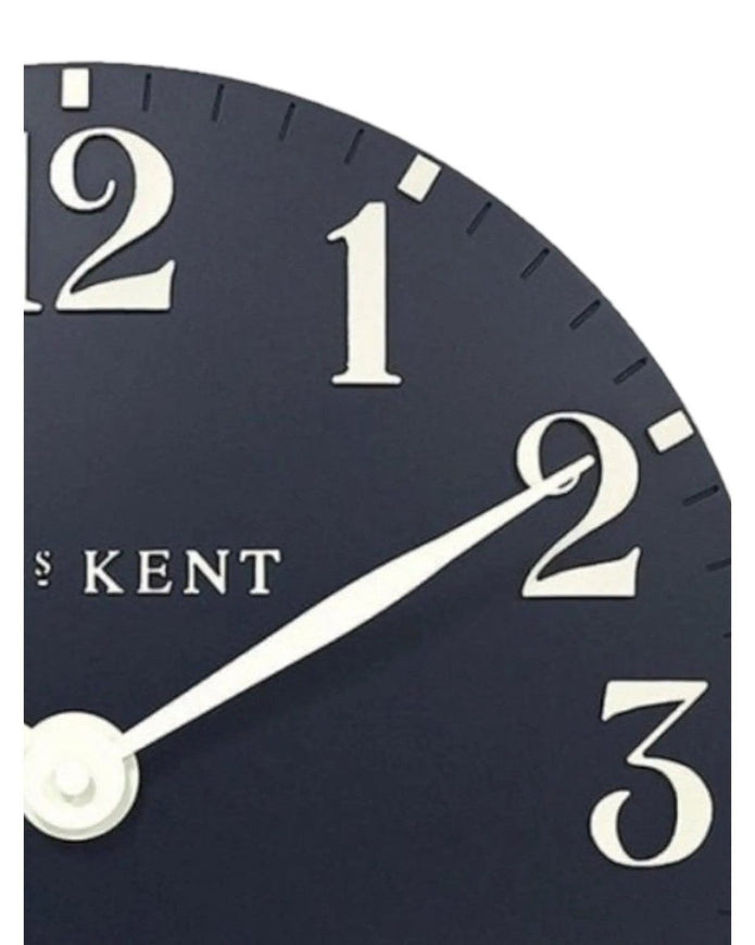 Thomas Kent 12” Arabic Wall Clock Ink Blue - PRE ORDER FOUR WEEK DELIVERY - ClocksClocks - Lulu Loves Home
