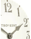 Thomas Kent 12” Arabic Wall Clock Limestone White - ClocksClocks - Lulu Loves Home