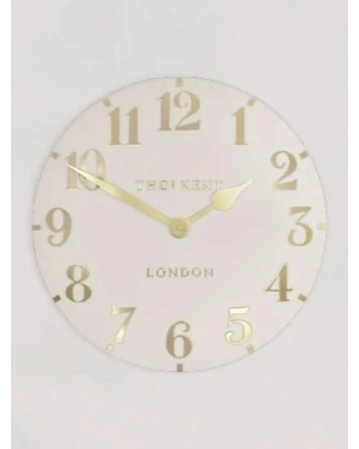 Thomas Kent 12” Arabic Wall Clock Oatmeal White - ClocksClocks - Lulu Loves Home