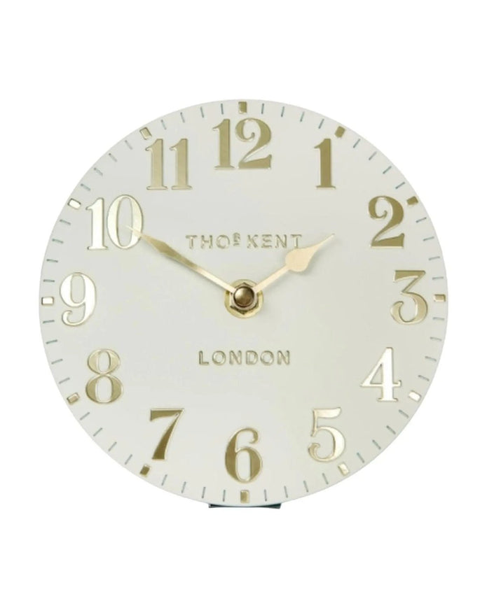 Thomas Kent 12” Arabic Wall Clock Oatmeal White - ClocksClocks - Lulu Loves Home