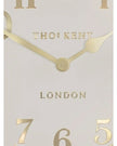 Thomas Kent 12” Arabic Wall Clock Oatmeal White - ClocksClocks - Lulu Loves Home