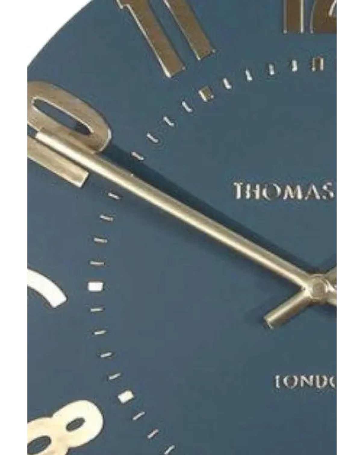 Thomas Kent 12” Mulberry Wall Clock Midnight Blue - ClocksClocks - Lulu Loves Home