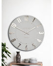 Thomas Kent 12” Mulberry Wall Clock Silver Cloud - ClocksClocks - Lulu Loves Home