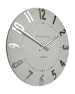 Thomas Kent 12” Mulberry Wall Clock Silver Cloud - ClocksClocks - Lulu Loves Home