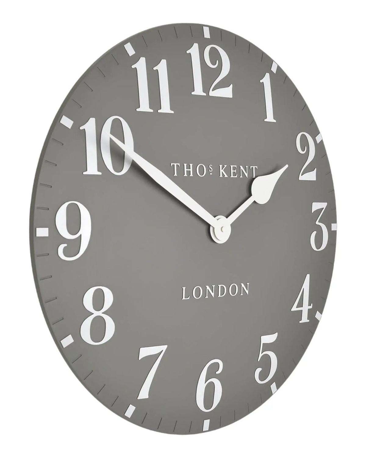 Thomas Kent 20” Arabic Wall Clock Dolphin Grey - PRE ORDER FOUR WEEK DELIVERY - ClocksClocks - Lulu Loves Home