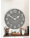 Thomas Kent 20” Arabic Wall Clock Dolphin Grey - PRE ORDER FOUR WEEK DELIVERY - ClocksClocks - Lulu Loves Home