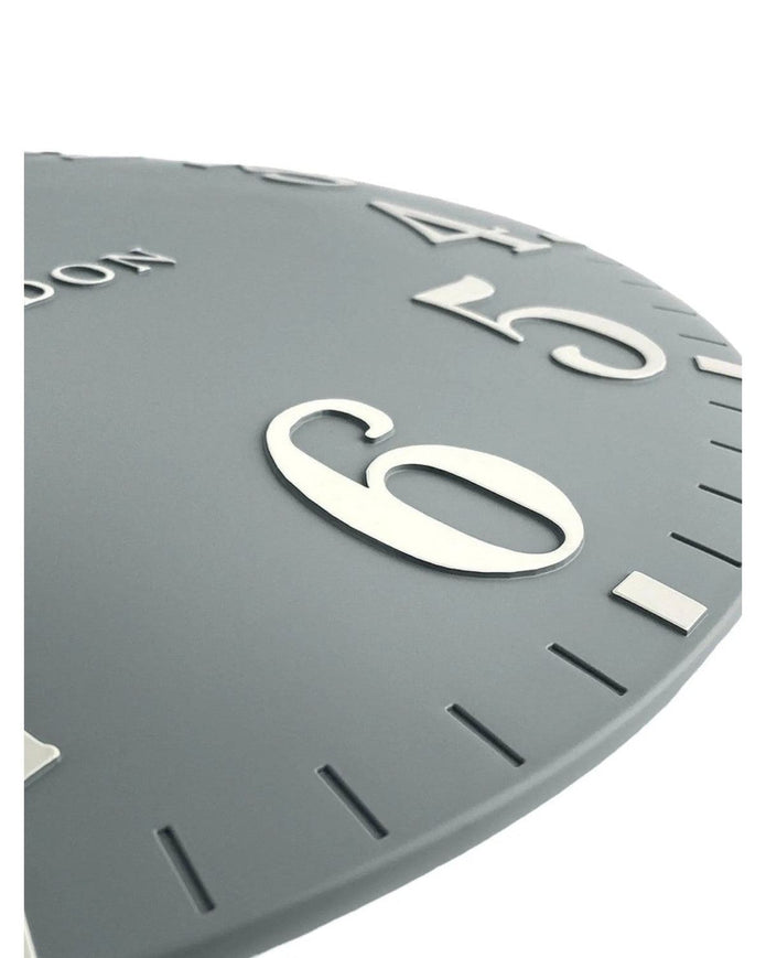 Thomas Kent 20” Arabic Wall Clock Flax Blue - ClocksClocks - Lulu Loves Home