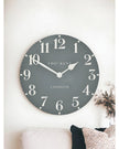 Thomas Kent 20” Arabic Wall Clock Flax Blue - ClocksClocks - Lulu Loves Home