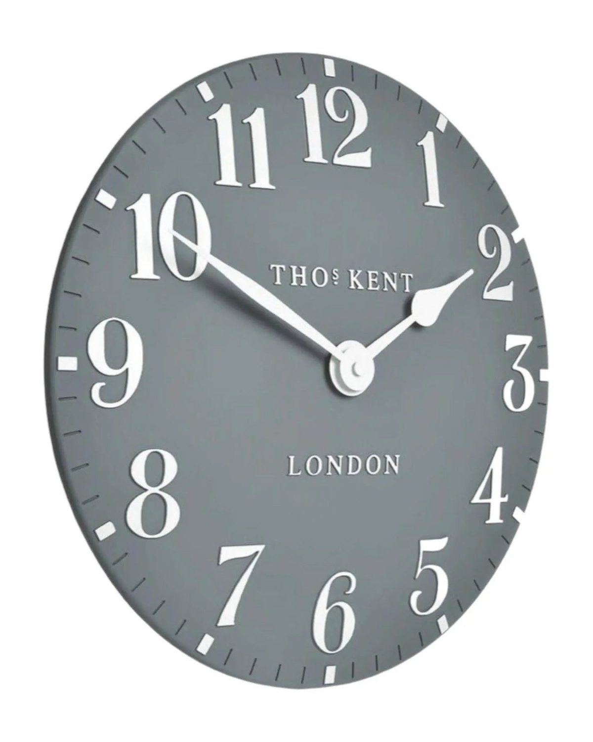 Thomas Kent 20” Arabic Wall Clock Flax Blue - ClocksClocks - Lulu Loves Home