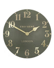 Thomas Kent 20” Arabic Wall Clock Lichen Green - PRE ORDER FOUR WEEK DELIVERY - ClocksClocks - Lulu Loves Home