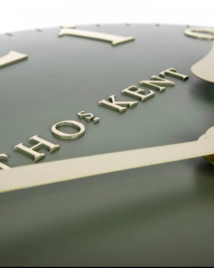 Thomas Kent 20” Arabic Wall Clock Lichen Green - PRE ORDER FOUR WEEK DELIVERY - ClocksClocks - Lulu Loves Home