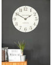 Thomas Kent 20” Arabic Wall Clock Limestone White - PRE ORDER FOUR WEEK DELIVERY - ClocksClocks - Lulu Loves Home
