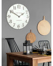 Thomas Kent 20” Arabic Wall Clock Limestone White - PRE ORDER FOUR WEEK DELIVERY - ClocksClocks - Lulu Loves Home