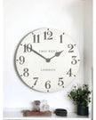 Thomas Kent 20” Arabic Wall Clock Limestone White - PRE ORDER FOUR WEEK DELIVERY - ClocksClocks - Lulu Loves Home