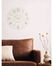 Thomas Kent 20” Arabic Wall Clock Oatmeal White - ClocksClocks - Lulu Loves Home
