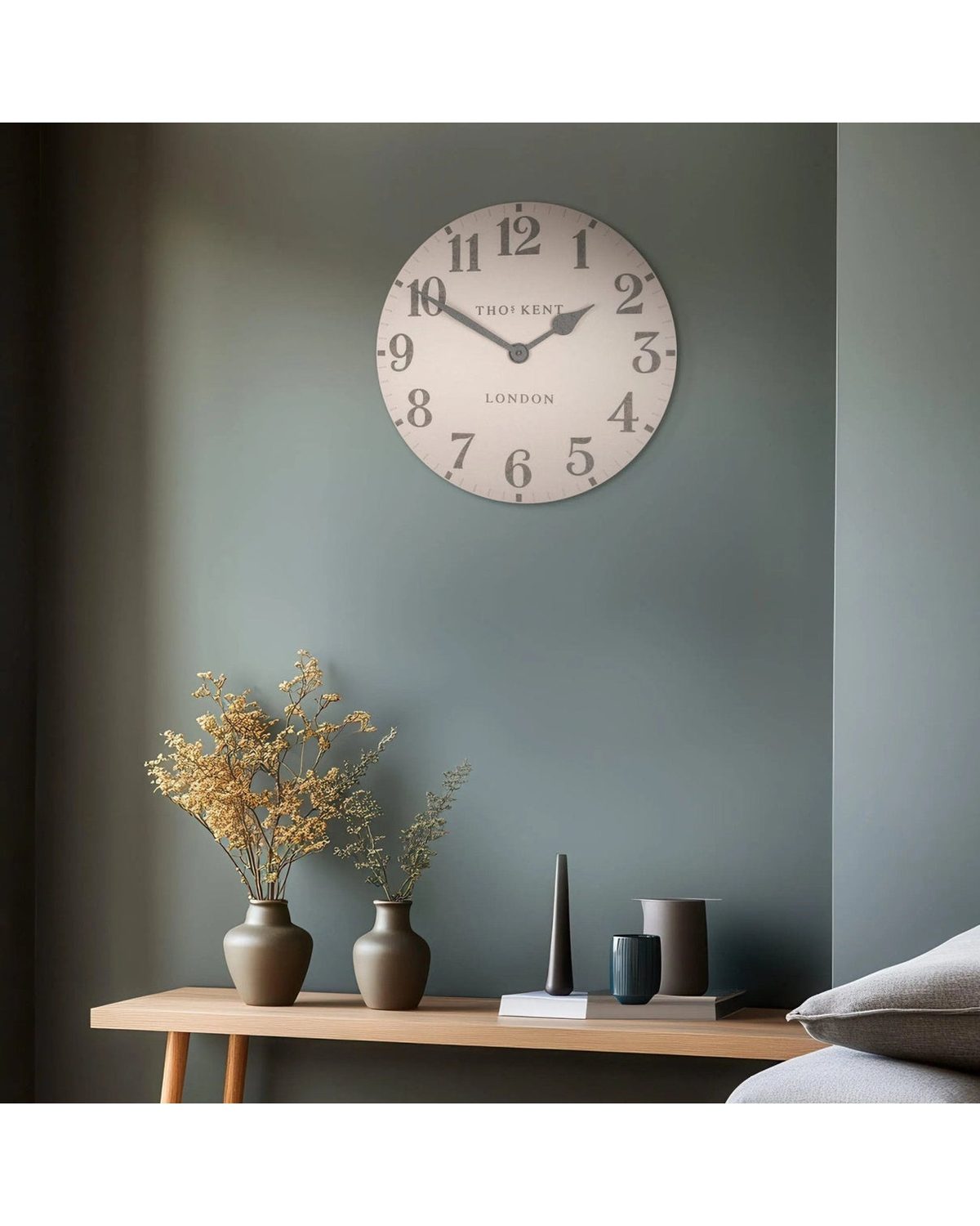 Thomas Kent 20” Arabic Wall Clock Shy Pink - PRE ORDER FOUR WEEK DELIVERY - ClocksClocks - Lulu Loves Home