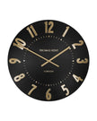 Thomas Kent 20” Mulberry Wall Clock Black Noir - ClocksClocks - Lulu Loves Home
