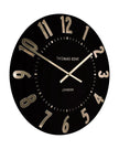 Thomas Kent 20” Mulberry Wall Clock Black Noir - ClocksClocks - Lulu Loves Home