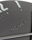 Thomas Kent 20” Mulberry Wall Clock Graphite Silver - PRE ORDER FOUR WEEK DELIVERY - ClocksClocks - Lulu Loves Home