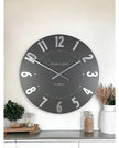 Thomas Kent 20” Mulberry Wall Clock Graphite Silver - PRE ORDER FOUR WEEK DELIVERY - ClocksClocks - Lulu Loves Home