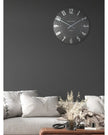 Thomas Kent 20” Mulberry Wall Clock Graphite Silver - PRE ORDER FOUR WEEK DELIVERY - ClocksClocks - Lulu Loves Home