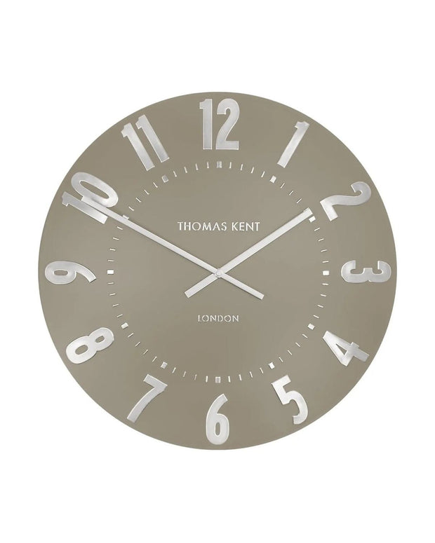 Thomas Kent 20” Mulberry Wall Clock Mocha Taupe - ClocksClocks - Lulu Loves Home