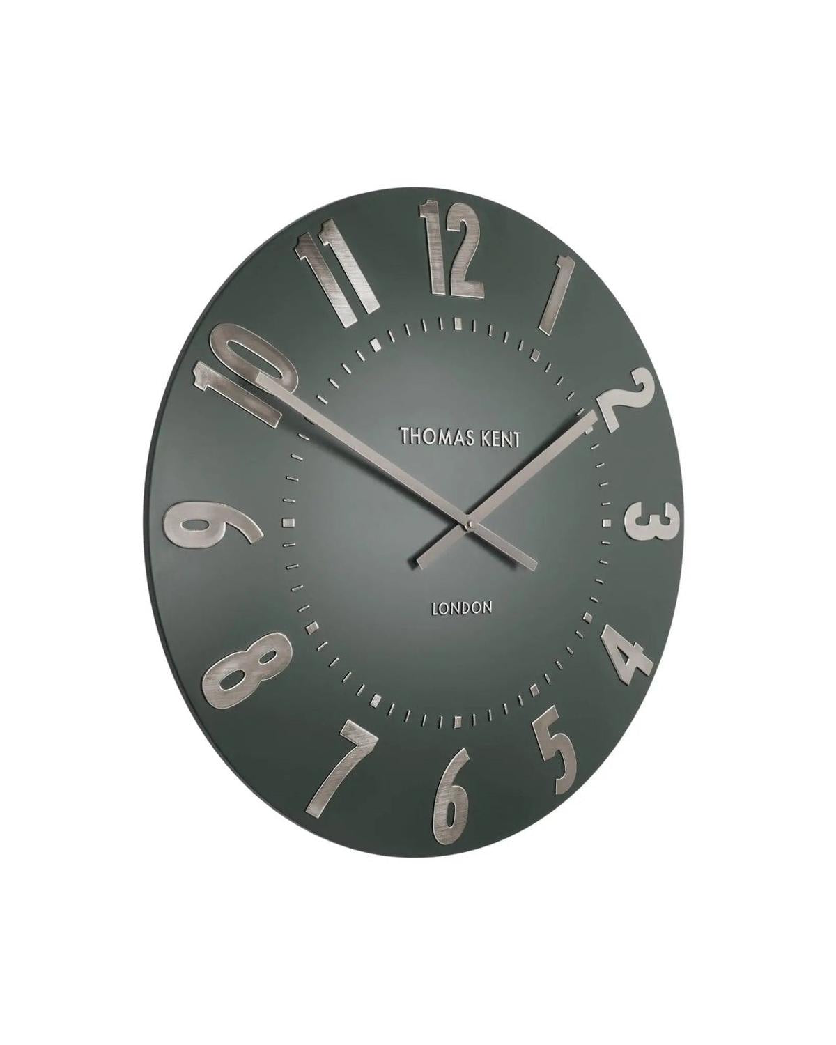 Thomas Kent 20” Mulberry Wall Clock Olive Green - PRE ORDER FOUR WEEK DELIVERY - ClocksClocks - Lulu Loves Home