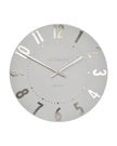 Thomas Kent 20” Mulberry Wall Clock Silver Cloud - PRE ORDER FOUR WEEK DELIVERY - ClocksClocks - Lulu Loves Home