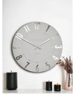 Thomas Kent 20” Mulberry Wall Clock Silver Cloud - PRE ORDER FOUR WEEK DELIVERY - ClocksClocks - Lulu Loves Home