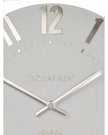 Thomas Kent 20” Mulberry Wall Clock Silver Cloud - PRE ORDER FOUR WEEK DELIVERY - ClocksClocks - Lulu Loves Home
