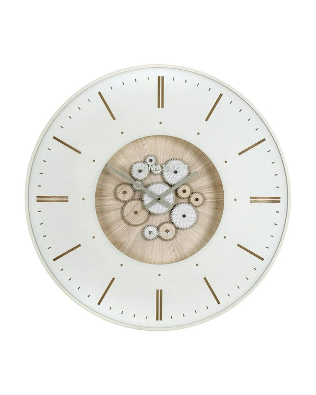 Thomas Kent 21" Clocksmith Wall Clock Cog Ivory - PRE ORDER FOUR WEEK DELIVERY - ClocksClocks - Lulu Loves Home