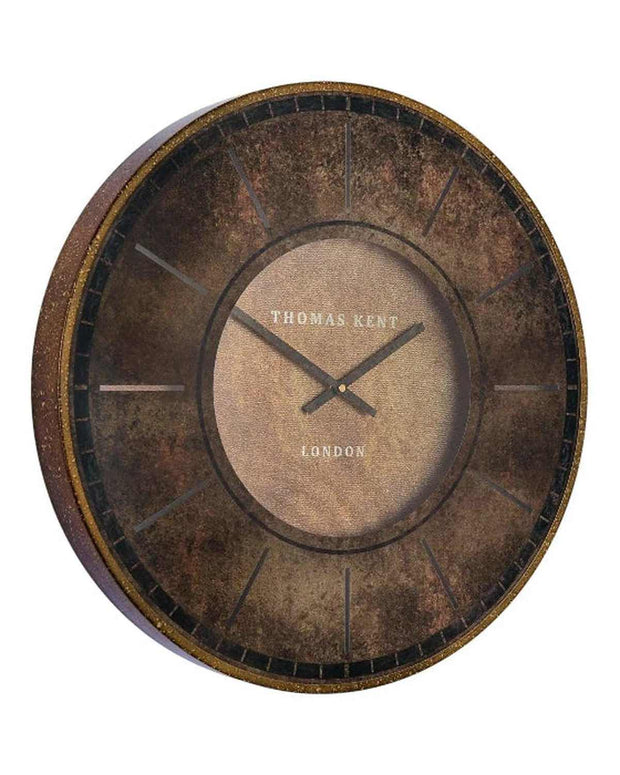 Thomas Kent 21" Florentine Wall Clock Leather - PRE ORDER FOUR WEEK DELIVERY - ClocksClocks - Lulu Loves Home