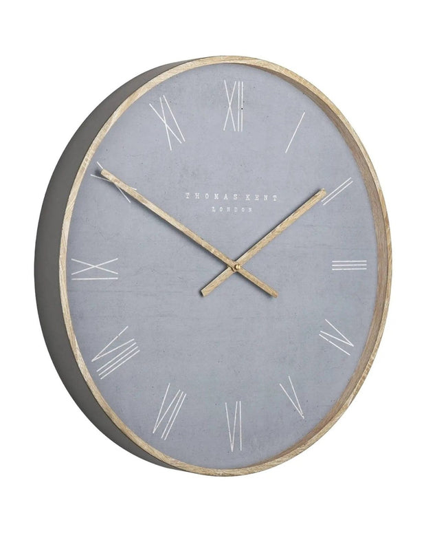 Thomas Kent 21" Nordic Wall Clock Cement Grey - PRE ORDER FOUR WEEK DELIVERY - ClocksClocks - Lulu Loves Home