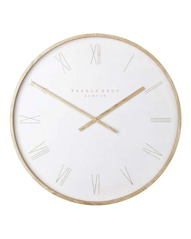 Thomas Kent 21" Nordic Wall Clock Tofu Beige - ClocksClocks - Lulu Loves Home