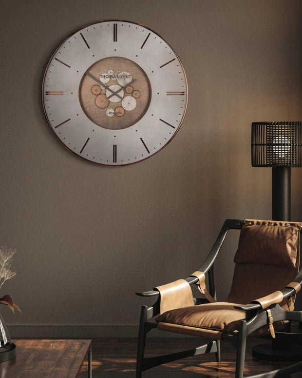 Thomas Kent 30" Clocksmith Grand Clock Cog Bronze - ClocksClocks - Lulu Loves Home