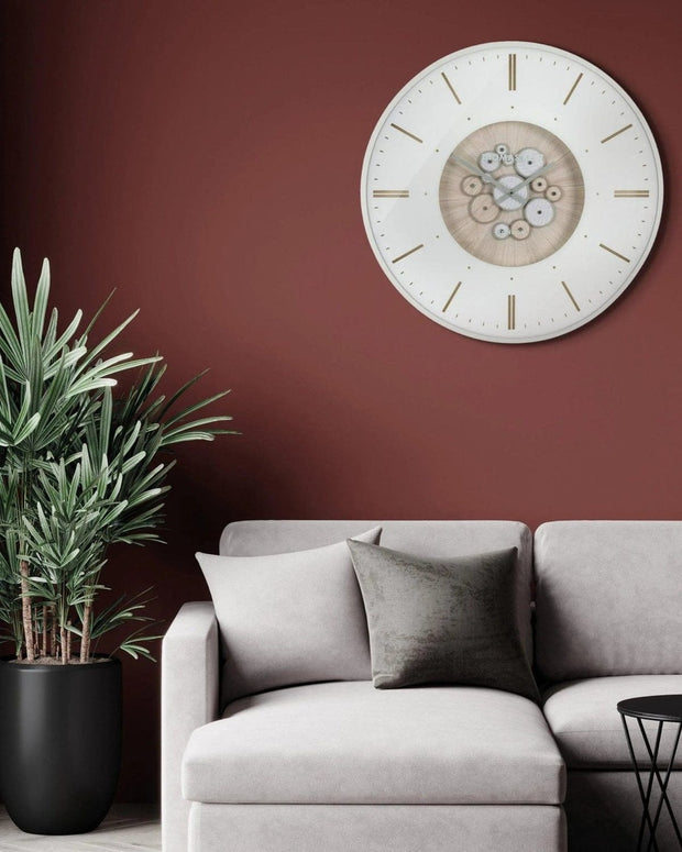 Thomas Kent 30" Clocksmith Grand Clock Cog Ivory - PRE ORDER FOUR WEEK DELIVERY - ClocksClocks - Lulu Loves Home