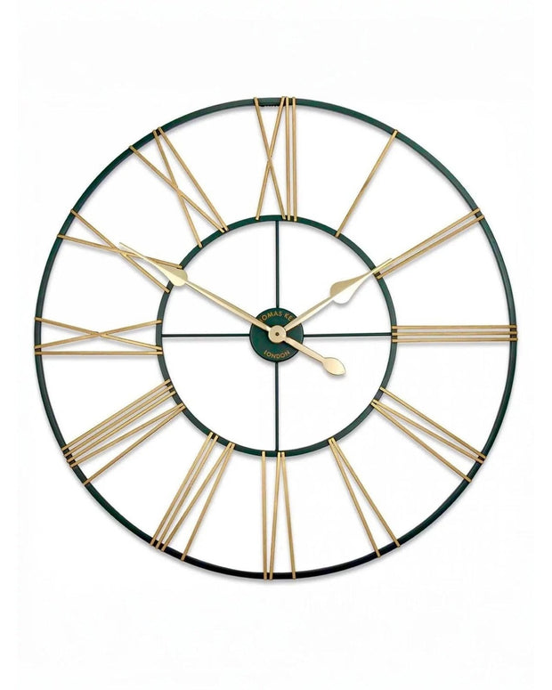 Thomas Kent 32" Summer House Green And Gold Outdoor Grand Clock - PRE ORDER FOUR WEEK DELIVERY - ClocksClocks - Lulu Loves Home