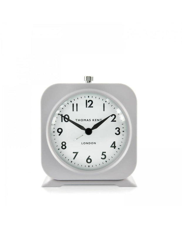 Thomas Kent 4" Finch Alarm Clock Grey - ClocksClocks - Lulu Loves Home