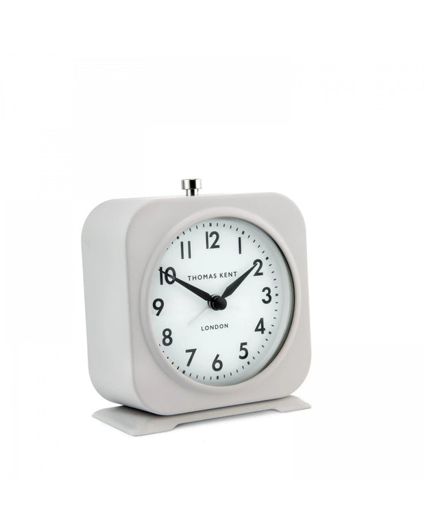 Thomas Kent 4" Finch Alarm Clock Grey - ClocksClocks - Lulu Loves Home