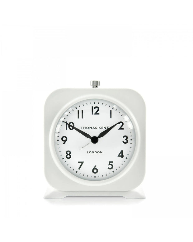 Thomas Kent 4" Finch Alarm Clock Snowberry White - ClocksClocks - Lulu Loves Home