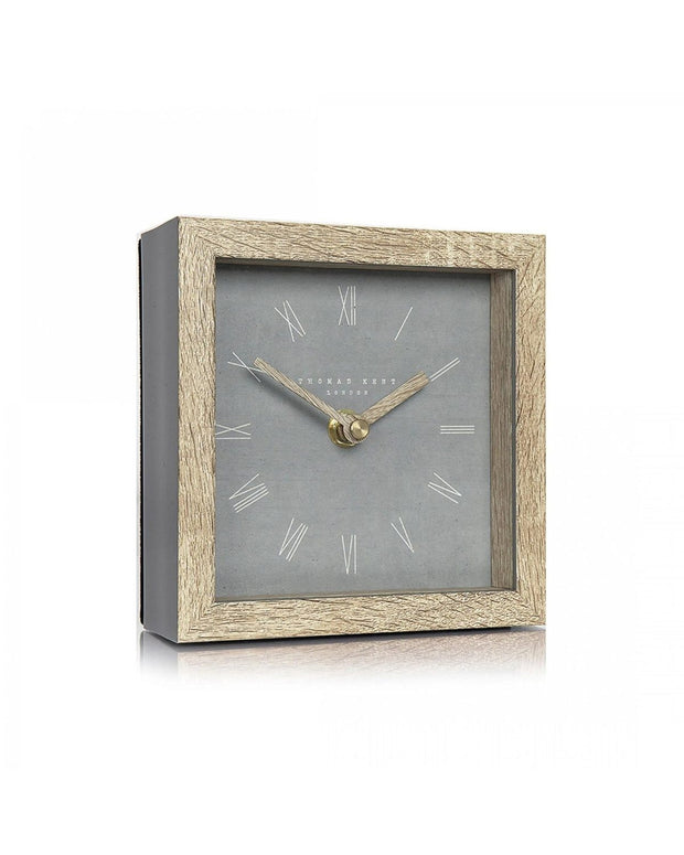 Thomas Kent 5" Nordic Mantle Clock Cement Grey - ClocksClocks - Lulu Loves Home