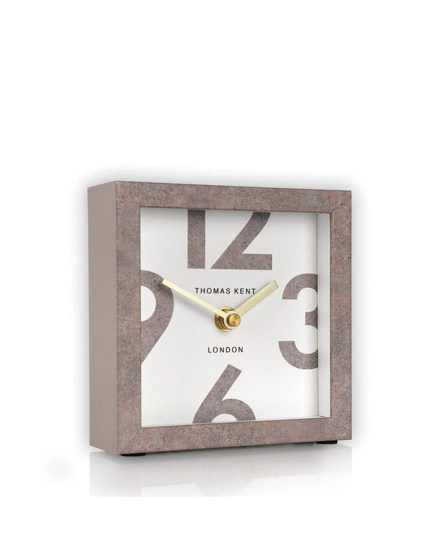 Thomas Kent 5" Nordic Mantle Clock Marble Pink - ClocksClocks - Lulu Loves Home