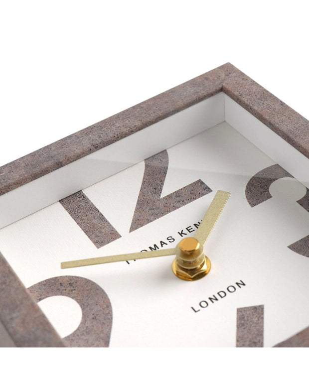 Thomas Kent 5" Nordic Mantle Clock Marble Pink - ClocksClocks - Lulu Loves Home