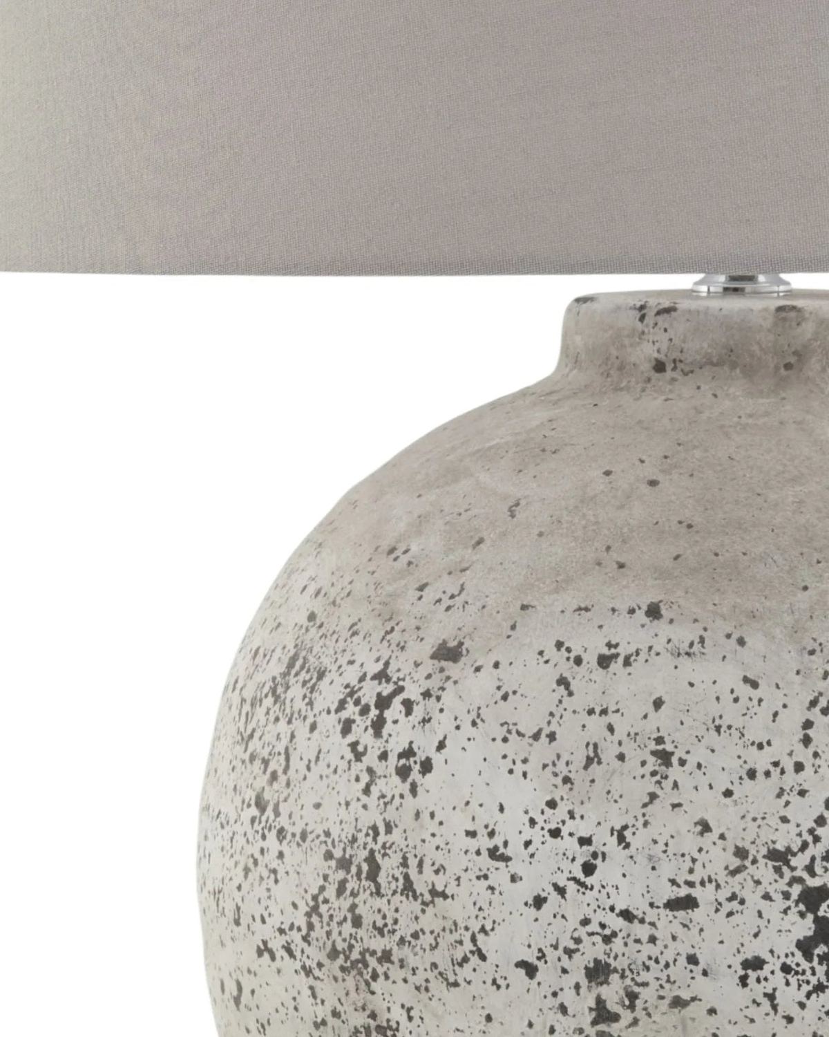 Tiber Large Stone Ceramic Lamp - Home DecorHome Decor - Lulu Loves Home