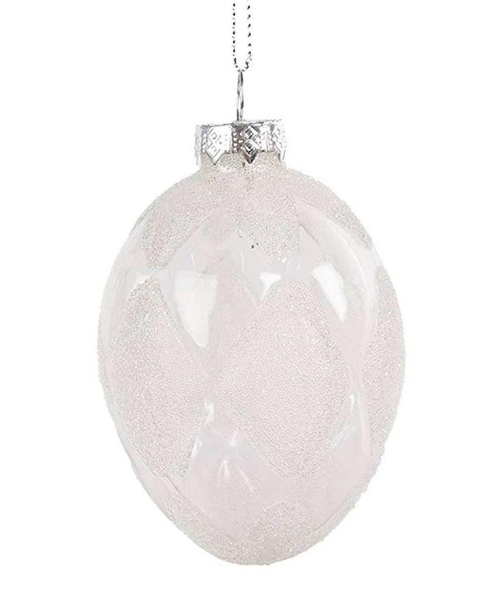 Transparent Glass Decorative Hanging Egg