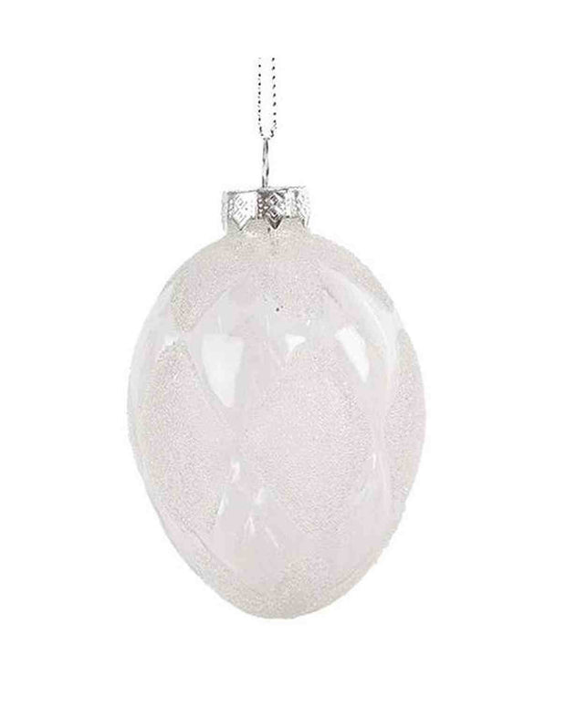 Transparent Glass Decorative Hanging Egg