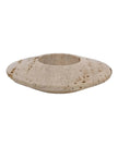 Travertine Disk Tea Light Holder