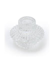 Two Way Glass Tea-light Or Dinner Candle holder