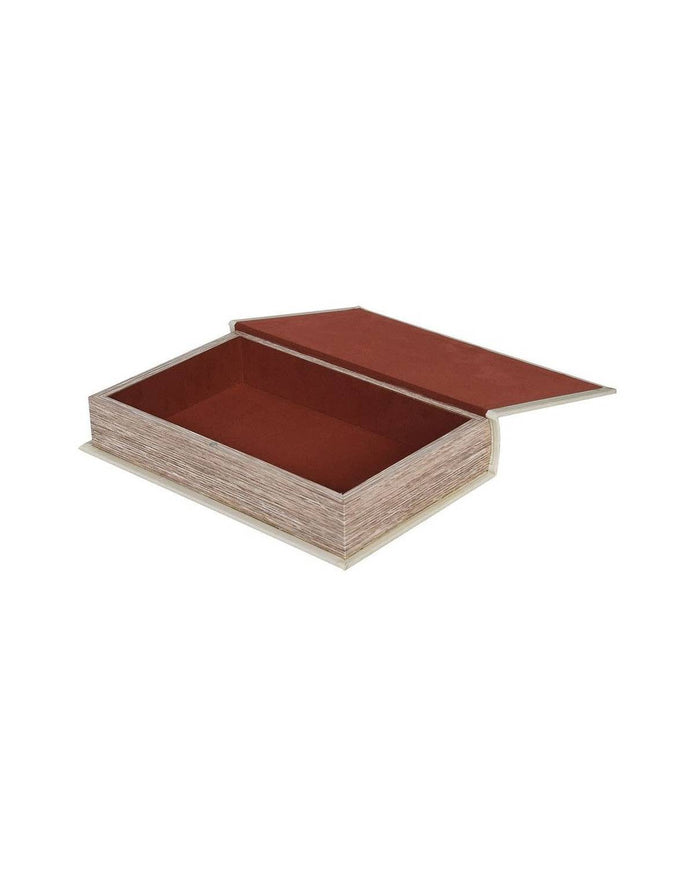 Vintage Cream And Gold Design Storage Book Boxes - Set of 2